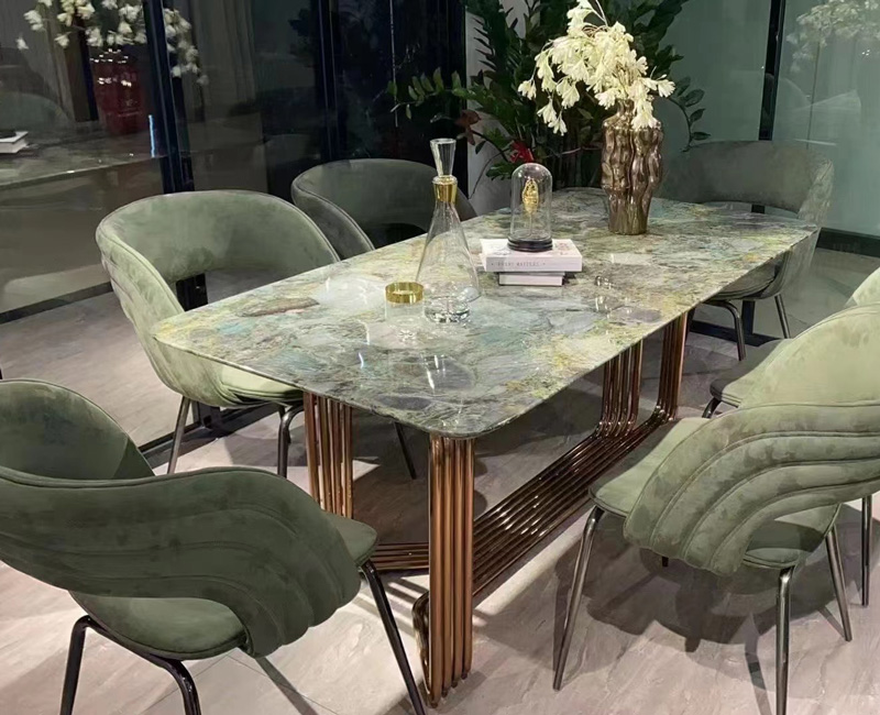 大理石奢石餐臺(tái)案例