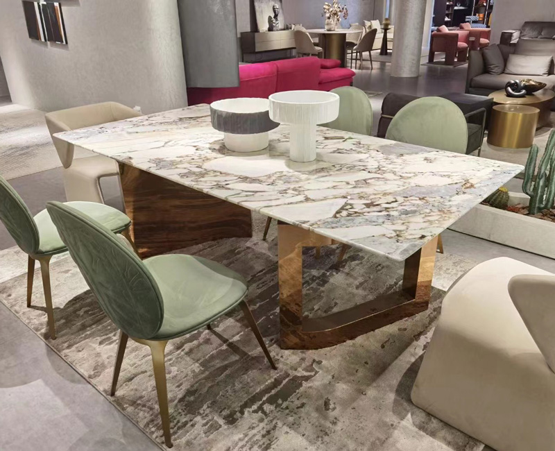 大理石奢石餐臺(tái)案例